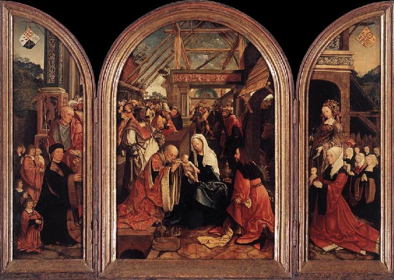  Triptych of the Adoration of the Magi fd